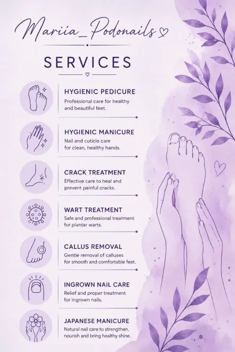 Our full service menu